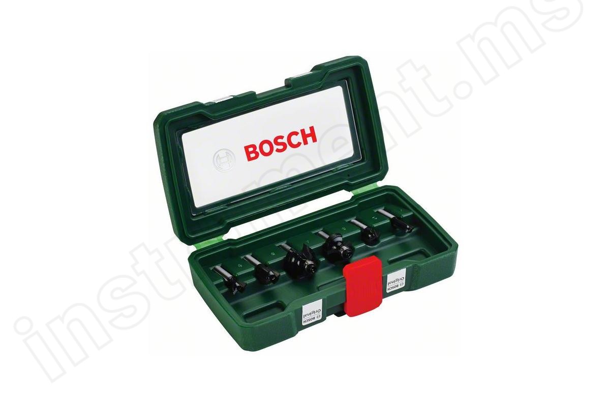 Набор фрез Bosch из 6шт с хвостовиком 8мм   арт.2607019463 - фото 1