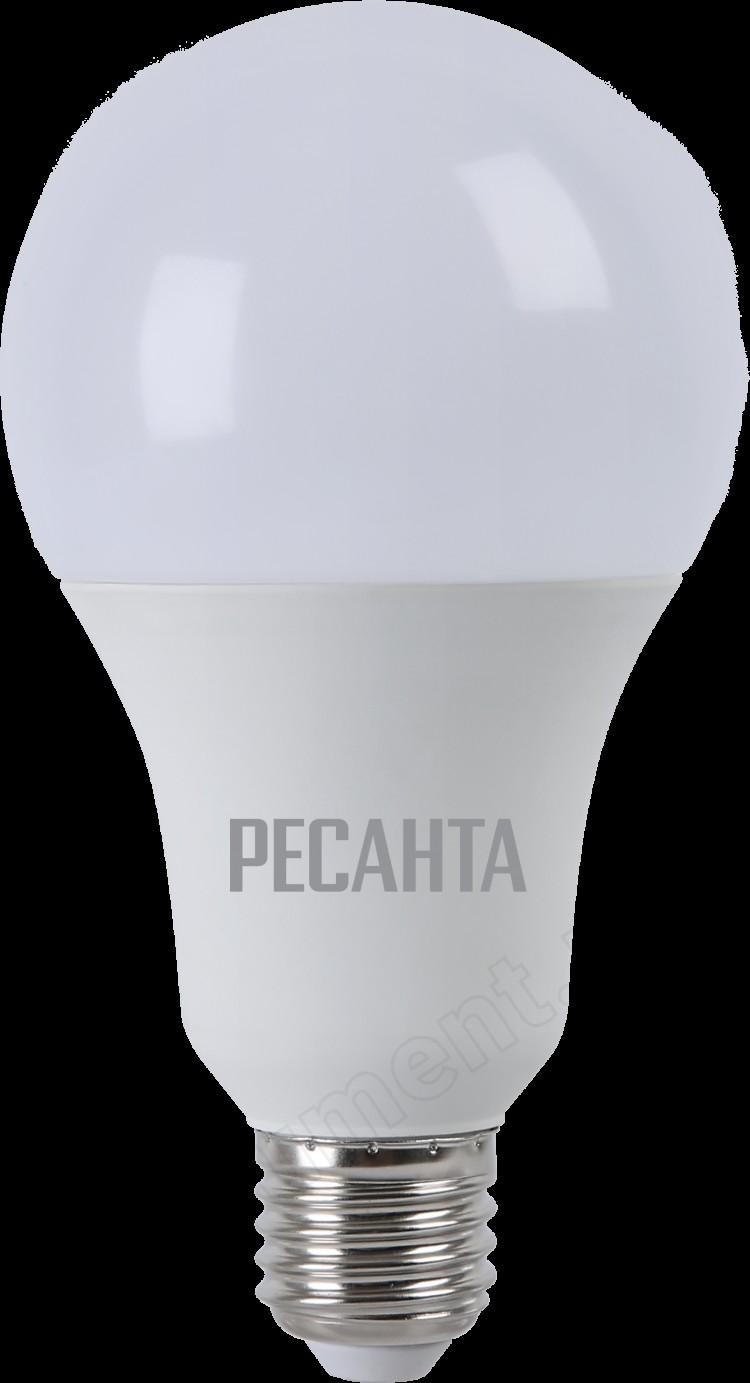 Лампа светодиодная РЕСАНТА LL-R-A80-20W-230-4K-E27 - фото 1